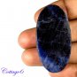 Certified  NATURAL BLUE SODALITE OVAL SHAPE CABOCHON GEMSTONE C6-2089
