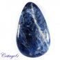 Certified NATURAL BLUE SODALITE PEAR SHAPE CABOCHON GEMSTONE C6-2083