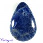 Certified 43.60Cts. NATURAL BLUE SODALITE PEAR SHAPE CABOCHON GEMSTONE C6-2087