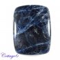 Certified NATURAL BLUE SODALITE CUSHION SHAPE CABOCHON GEMSTONE C6-2086