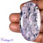 Certified NATURAL PURPEL CHAROITE OVAL SHAPE CABOCHON GEMSTONE C6-2180