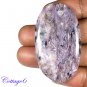 Certified NATURAL PURPEL CHAROITE OVAL SHAPE CABOCHON GEMSTONE C6-2176