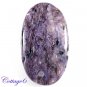Certified NATURAL PURPEL CHAROITE OVAL SHAPE CABOCHON GEMSTONE C6-2176