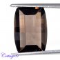 Certified NATURAL SMOKY QUARTZ CHECKERED CUT GEMSTONE UNTREATED C6-302