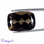Certified NATURAL BRAZILIAN SMOKY QUARTZ CUSHION SHAPE CUT GEMSTONE C6-181