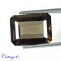 Certified NATURAL BRAZILIAN SMOKY QUARTZ OCTAGON SHAPE CUT GEMSTONE C6-306
