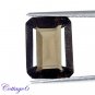 Certified NATURAL BRAZILIAN SMOKY QUARTZ OCTAGON SHAPE CUT GEMSTONE C6-306