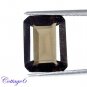 Certified NATURAL BRAZILIAN SMOKY QUARTZ OCTAGON SHAPE CUT GEMSTONE C6-306