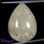 Certified BEAUTIFUL~16.28Cts. NATURAL RUTILE QUARTZ GOLDEN NEEDLES CABOCHON GEMS C6-114