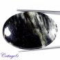 Certified 34.45Cts. 100% NATURAL RUTILE QUARTZ OVAL SHAPE CABOCHON GEMSTONE BRAZIL C6-67