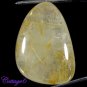 Certified NATURAL GOLDEN RUTILE QUARTZ FANCY SHAPE CABOCHON GEMSTONE C6-199