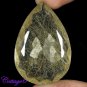 Certified HUGE~65.25Cts. NATURAL GOLDEN RUTILE QUARTZ PEAR SHAPE BRAZILIAN GEMSTONE C6-214