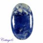 Certified 22.11Cts. 100% NATURAL BLUE SODALITE OVAL CABOCHON GEMSTONE UNTREATED C6-103