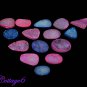 Certified ONYX DRUZY AGATE CABOCHON GEMSTONE WHOLESALE LOT 15 Pcs. C6-2185