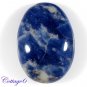 Certified HUGE~29.80Cts. NATURAL BLUE SODALITE OVAL CABOCHON GEMSTONE AFRICA C6-205