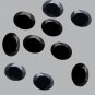 Certified Natural Black Spinel AAA Quality 8x6 mm Faceted Oval 25 pcs lot loose gemstone