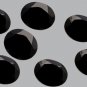 Certified Natural Black Spinel AAA Quality 9x7 mm Faceted Oval 50 pcs lot loose gemstone