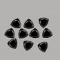 Certified Natural Black Spinel AAA Quality 4 mm Faceted Trillion 5 pcs lot loose gemstone