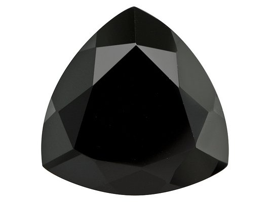 Certified Natural Black Spinel AAA Quality 5 mm Faceted Trillion 10 pcs lot loose gemstone