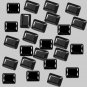 Certified Natural Black Spinel AAA Quality 7x5 mm Faceted Octagon 25 pcs lot loose gemstone