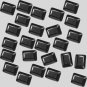 Certified Natural Black Spinel AAA Quality 10x8 mm Faceted Octagon 5 pcs lot loose gemstone