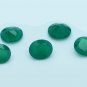 Certified Green onyx AAA Quality 7x5 mm Faceted Oval 5 pcs lot loose gemstone