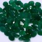 Certified Green onyx AAA Quality 10x8 mm Faceted Oval 25 pcs lot loose gemstone