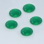 Certified Green onyx AAA Quality 10x12 mm Faceted Oval 5 pcs lot loose gemstone