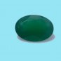 Certified Green onyx AAA Quality 18x13 mm Faceted Oval 1 pc loose gemstone