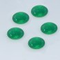 Certified Green onyx AAA Quality 20x15 mm Faceted Oval 5 pcs lot loose gemstone