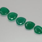 Certified Green onyx AAA Quality 10x8 mm Faceted Pear 10 pcs lot loose gemstone Certified Green onyx AAA Quality 10x8 mm Faceted Pear 10 pcs lot loose gemstone
