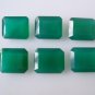 Certified Green onyx AAA Quality 20x15 mm Faceted Octagon 2 pcs Pair loose gemstone