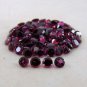 Certified Natural Rhodolite AAA Quality 3 mm Faceted Round 5 pcs lot loose gemstone