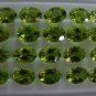 Certified Natural Peridot AAA Quality 4x3 mm Faceted Oval 10 pcs lot loose gemstone