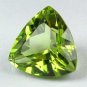 Certified Natural Peridot AAA Quality 4.5 mm Faceted Trillion 2 pcs pair loose gemstone