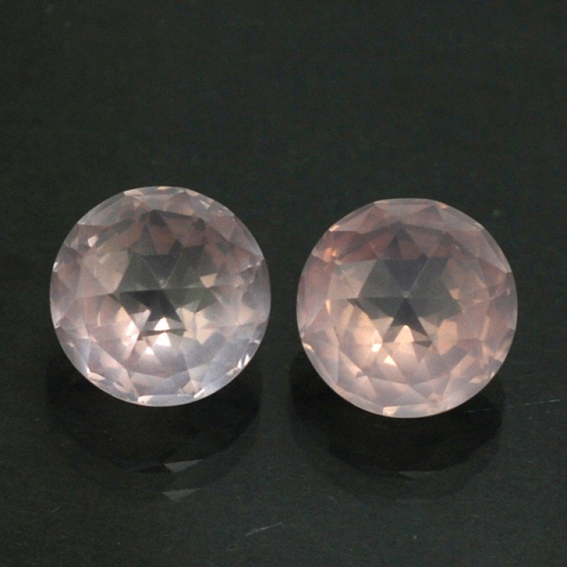 Certified Natural Rose Quartz AAA Quality 4 mm Faceted Round 20 pcs lot loose gemstone