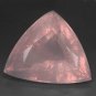 Certified Natural Rose Quartz AAA Quality 6 mm Faceted Trillion 10 pcs lot loose gemstone