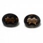 Certified Natural Smoky Quartz AAA Quality 9x7 mm Faceted Oval 2 pcs Pair loose gemstone