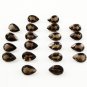 Certified Natural Smoky Quartz AAA Quality 7x5 mm Faceted Pear 2 pcs Pair loose gemstone