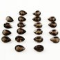 Certified Natural Smoky Quartz AAA Quality 16x12 mm Faceted Pear 5 pcs lot loose gemstone