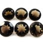 Certified Natural Smoky Quartz AAA Quality 5 mm Faceted Round 5 pcs lot loose gemstone
