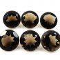 Certified Natural Smoky Quartz AAA Quality 7 mm Faceted Round 5 pcs lot loose gemstone
