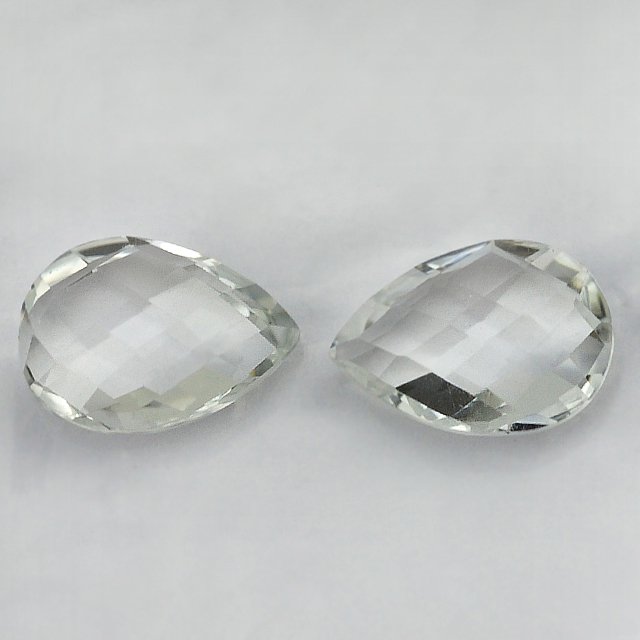 Certified Natural White Topaz AAA Quality 7x5 mm Faceted Pear 25 pcs lot loose gemstone