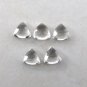 Certified Natural White Topaz AAA Quality 5 mm Faceted Trillion 2 pcs Pair loose gemstone