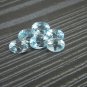 Certified Natural Sky Blue Topaz AAA Quality 9x7 mm Faceted Oval 10 pcs lot loose gemstone