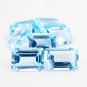 Certified Natural Sky Blue Topaz AAA Quality 7x5 mm Faceted Octagon 25 pcs lot loose gemstone