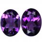 Certified Natural Amethyst AAA Quality 8x6 mm Faceted Oval 50 pcs lot loose gemstone