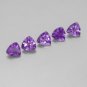 Certified Natural Amethyst AAA Quality 9 mm Faceted Trillion 10 pcs lot loose gemstone