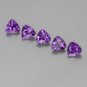 Certified Natural Amethyst AAA Quality 11 mm Faceted Trillion 10 pcs lot loose gemstone