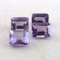 Certified Natural Amethyst AAA Quality 12x16 mm Faceted Octagon 2 pcs pair loose gemstone